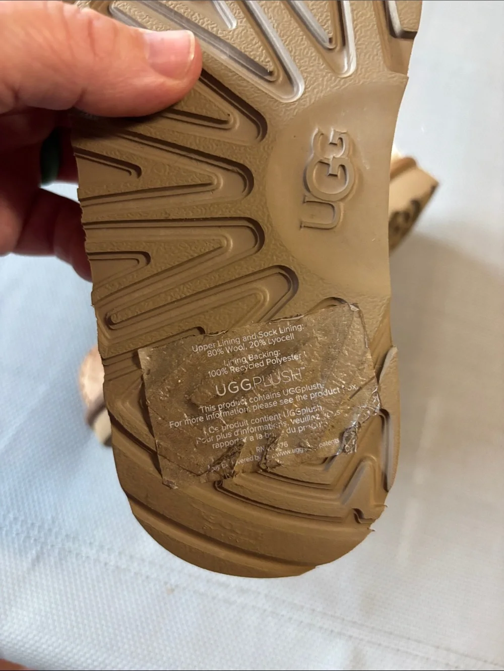 UGG Kids Chestnut Suede Shearling-Lined sz 12 slip on indoor outdoor slippers